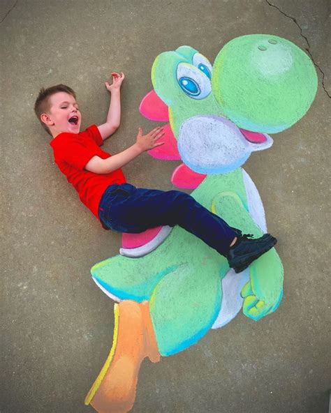 20 Easy Sidewalk Chalk Art Ideas For Everyone To Try • The Garden Glove