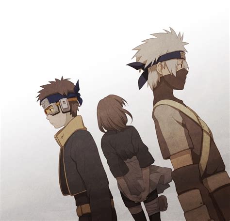 Obito Rin And Kakashi Naruto Shippuuden Photo 14806425 Fanpop