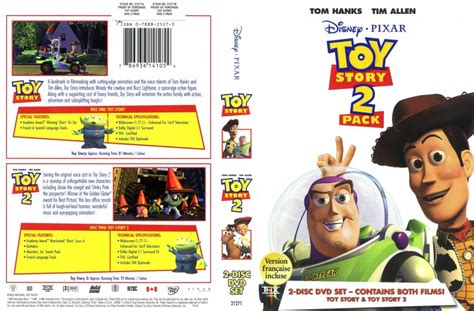 Toy Story 2 Movie Dvd Scanned Covers 211toystory 2 Pack Scan Hires