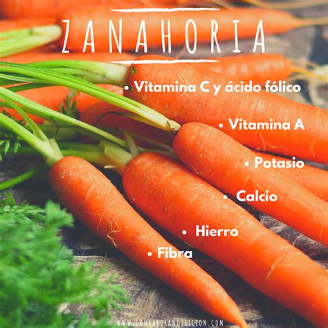 Beneficios de la zanahoria Con sabor a nutrición