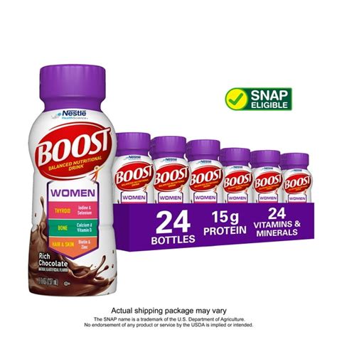 Boost Women Ready To Drink Nutritional Drink Rich Chocolate 24 Count