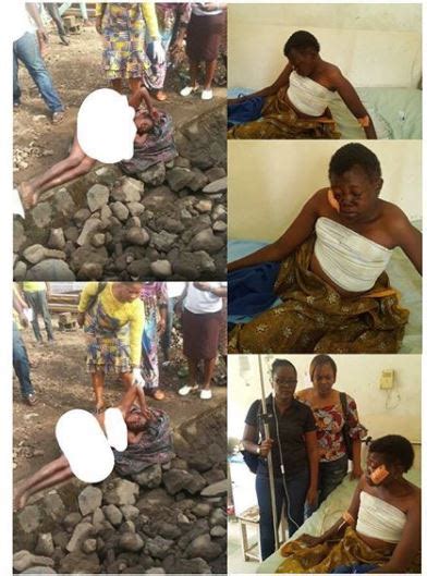 So Sad Ritualists Cut Off Pregnant Womans Breast And Private Part
