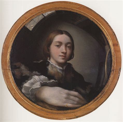 Parmigianino Self Portrait In A Convex Mirror 1524 Wien Khm
