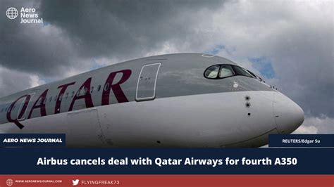 Airbus Cancels Deal With Qatar Airways For Fourth A350