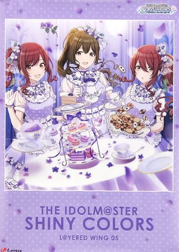 A3 Clear Poster Alstroemeria Cd The Idolmster Shiny Colors L Yered