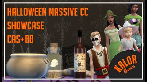 The Sims 4 Halloween Cc Massive Overview Casbuildbuy Youtube