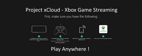 Project Xcloud Transmisión Desde Tu Consola Xbox One
