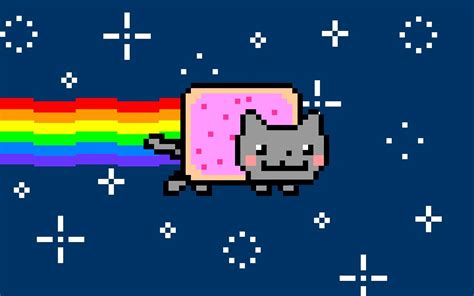 Nyan Cat Pixel Art Pixel