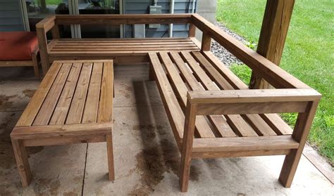 Diy Outdoor Sectional Couch Kinda Sorta Simple Diy Garden Furniture