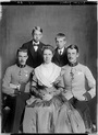 Archduchess Marie Valerie of Austria with her four sons: Archdukes ...