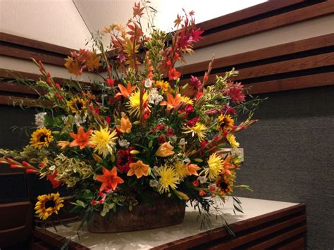 Large November Arrangement For Stake Conference The Stake Center Has A
