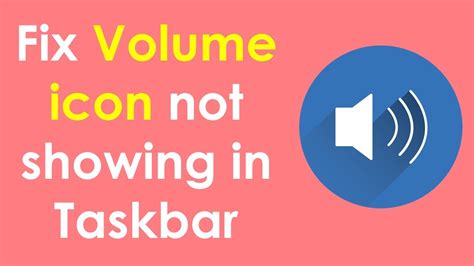 Volume Icon Missing From Taskbar Windows 7 YouTube
