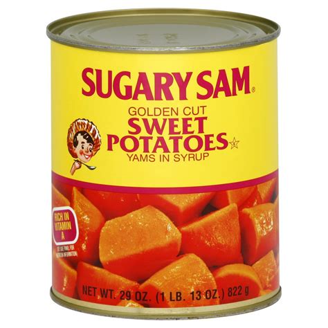 Golden Cut Sweet Potatoes Yams In Syrup Sugary Sam 29 Oz Delivery