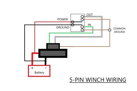 Warn Winch Controller 5 Pin Wiring Diagram 5 Wire In Cab Winch Control