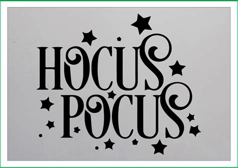 Hocus Pocus Stencil Printable Printable World Holiday