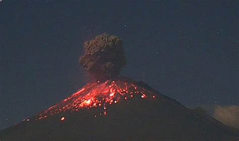 Popocatepetl Volcano Eruption 2023