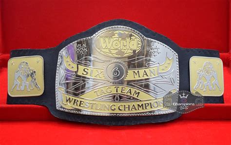 Wcwa Six Man World Tag Team Wrestling Championship Belt