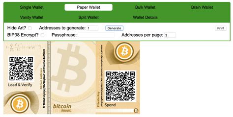 Security as explained above, everything is computed only in your browser. How to Create a Bitcoin Paper Wallet or Paper Bill ...