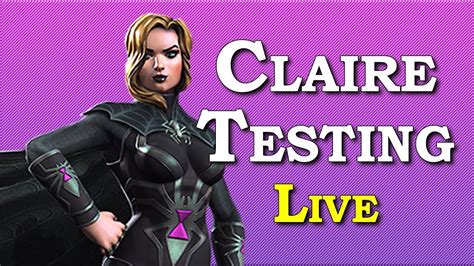 Black Widow Claire Voyant Testing Marvel Contest Of Champions Live Stream Youtube