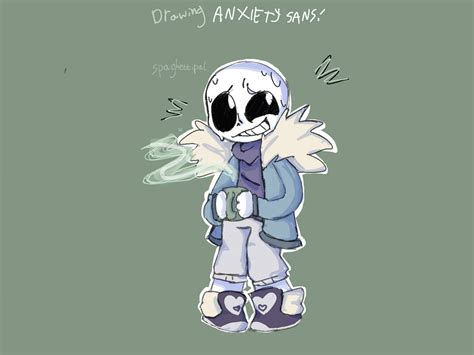 Anxiety Sans By Spaghettipal On Deviantart