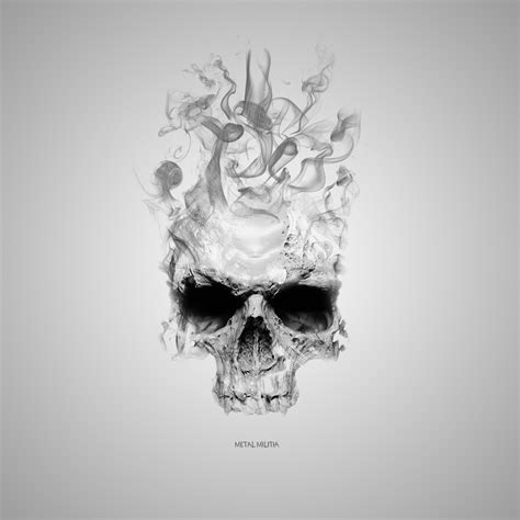 Smokey Skull Tattoo Designs 🌈эскиз тату черные черепа 17092019