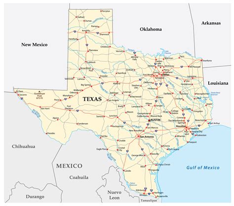 Map Of Texas And Mexico Border Towns United States Map