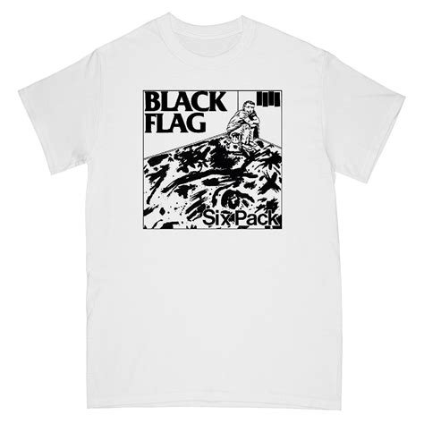 Black Flag Six Pack T Shirt