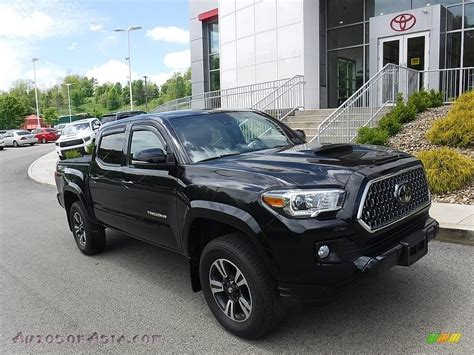 2019 Toyota Tacoma Trd Sport Double Cab 4x4 In Midnight Black Metallic