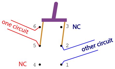 Switches Double Throw Switch With No Common Connection Electrical