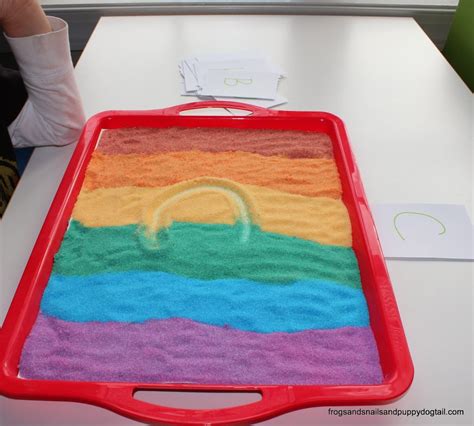 Rainbow Salt Writing Tray Fspdt