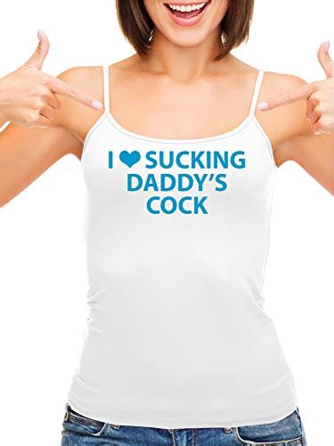 Knaughty Knickers I Love Sucking Daddys Cock Ddlg Oral White Camisole