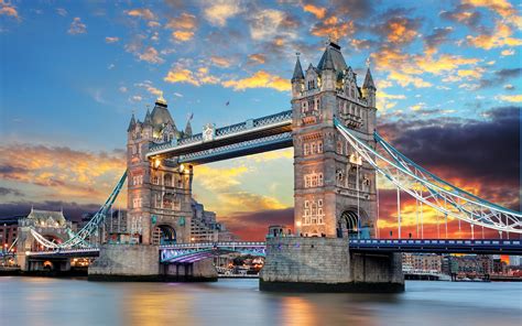 Pictures London England Tower Bridge Thames River Bridges 3840x2400