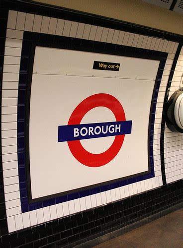 Borough Underground Station Modern Roundel Bowroaduk Flickr