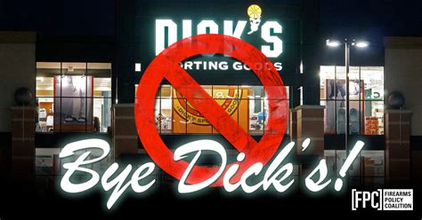 Say Goodbye To Dicks Sporting Goods Firearms Policy Coalition