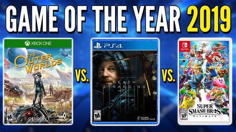 Game Of The Year 2019 Which Game Should Win Youtube
