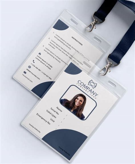 Original and unique designs that are professional, functional and aesthetically attractive. 64+ Amazing ID Card Templates to Download | Sample Templates