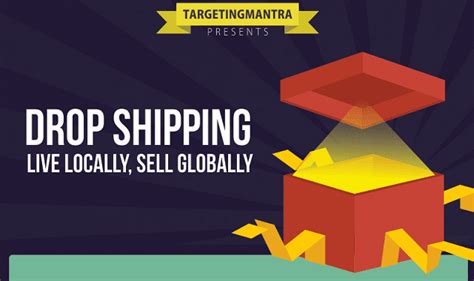 Drop Shipping Live Locally Sell Globally Infographic Visualistan