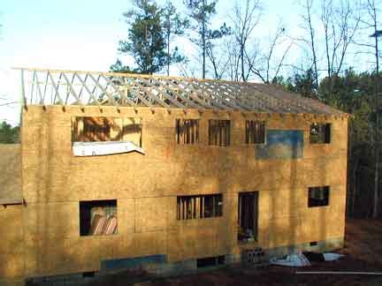 Doug Robinson House Framing Roof