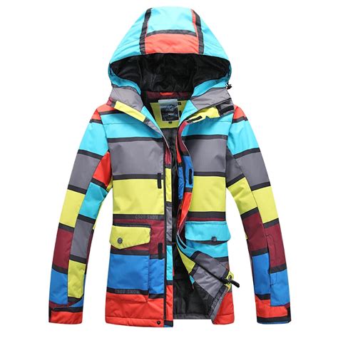 2015 Gsou Snow Mens Ski Jacket Male Snowboarding Jacket Waterproof 10k