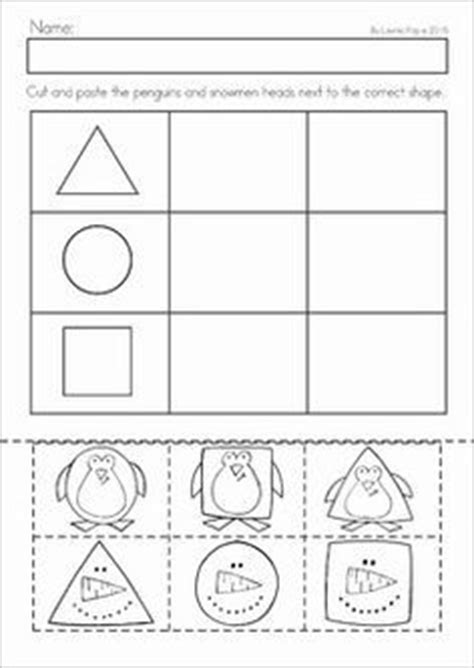 Free cut and paste worksheets for preschool , kindergarten and fist grade. Winter Preschool No Prep Worksheets & Activities ...