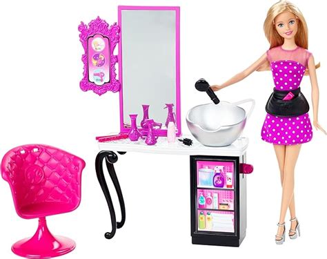 Barbie Cmm55 Malibu Avenue Hairdresser Style Salon With Doll By Mattel