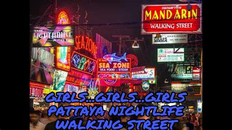 Walking Street Pattaya Girlsgirls Nightlife Bangkokmidnight