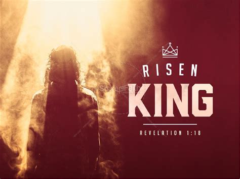 Risen King Easter Church Sermon Powerpoint