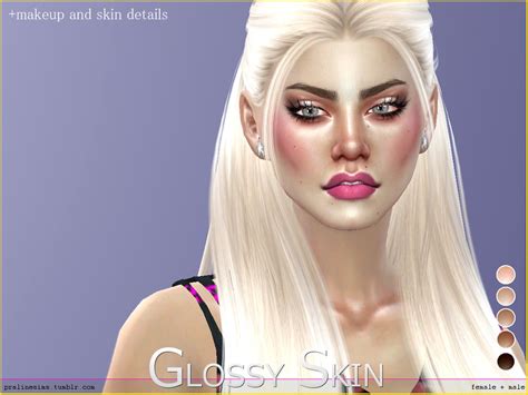 The Sims Resource Ps Glossy Skin
