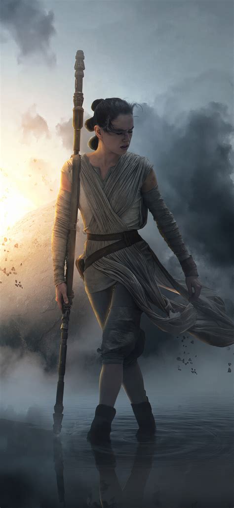 1125x2436 Rey Star Wars The Rise Of Skywalker 4k Iphone Xsiphone 10