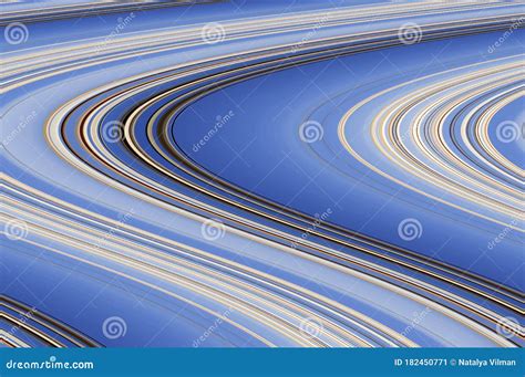 Fondo Abstracto Con Curvas De Color Azul Ondulado Stock De Ilustración