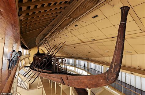 Royal Ghost Ship Rises Egyptian Pharaoh S 4 600 Year Old Solar Boat That Was Buried Next To His