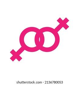 Lesbian Gender Sign Vector Icon Stock Vector Royalty Free Shutterstock