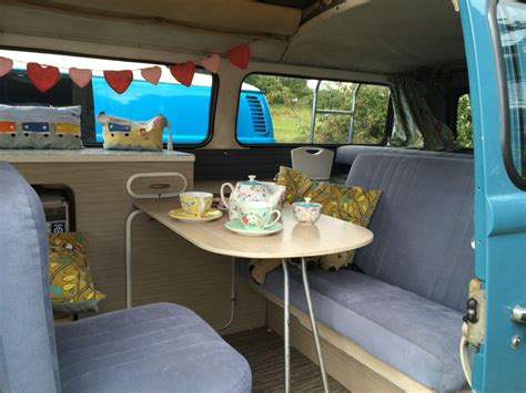 Follow our vw campervans pages. VW camper Dormobile interior. Cath Kidston. | Vw camper ...