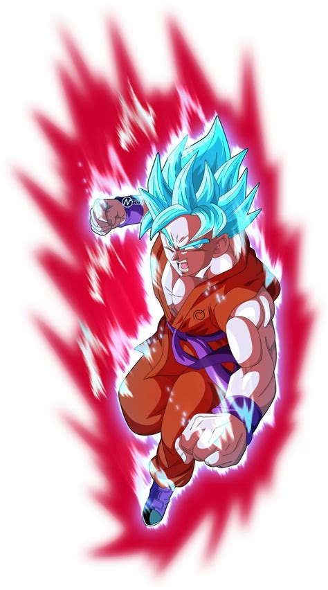 Goku ssj 3 blue kaioken. Goku super saiyan blue kaioken_x10 #dbs by_naironkr ...